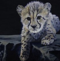 oil painting by Carole